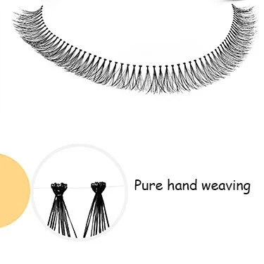 individual knot eyelashes