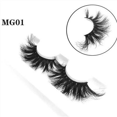 Cílios de vison de 25 mm